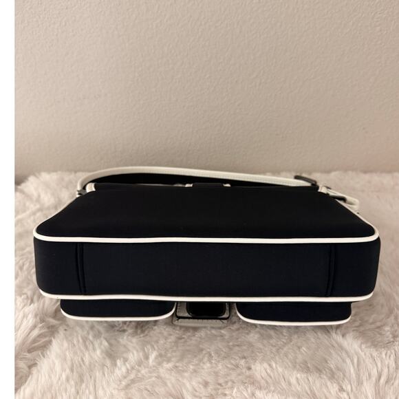 Michael Kors Colby Medium Two-Tone Neoprene Shoulder Bag Celeb Instagram - Picture 6 of 11